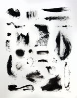 Mascara on paper 8 x 10